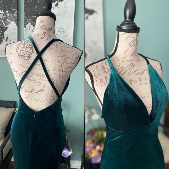 Jessica Angel emerald green prom dress - Picture 4 of 4